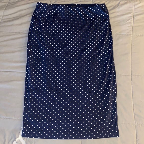 Premise Dresses & Skirts - Women’s black and white polka dot pencil skirt size small